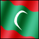 3D Maldives Flag