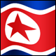 3D North Korea Flag