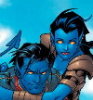 Nightcrawler and Nocturne, father and da